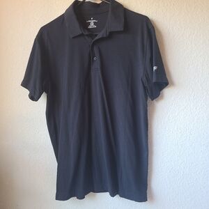 #57 Fabletics Men's Black Polo Shirt Size M